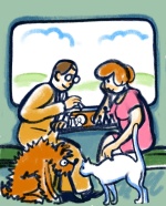 Chess game on the railway under the supervision of ministers